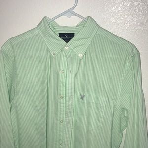 American Eagle button up shirt.
